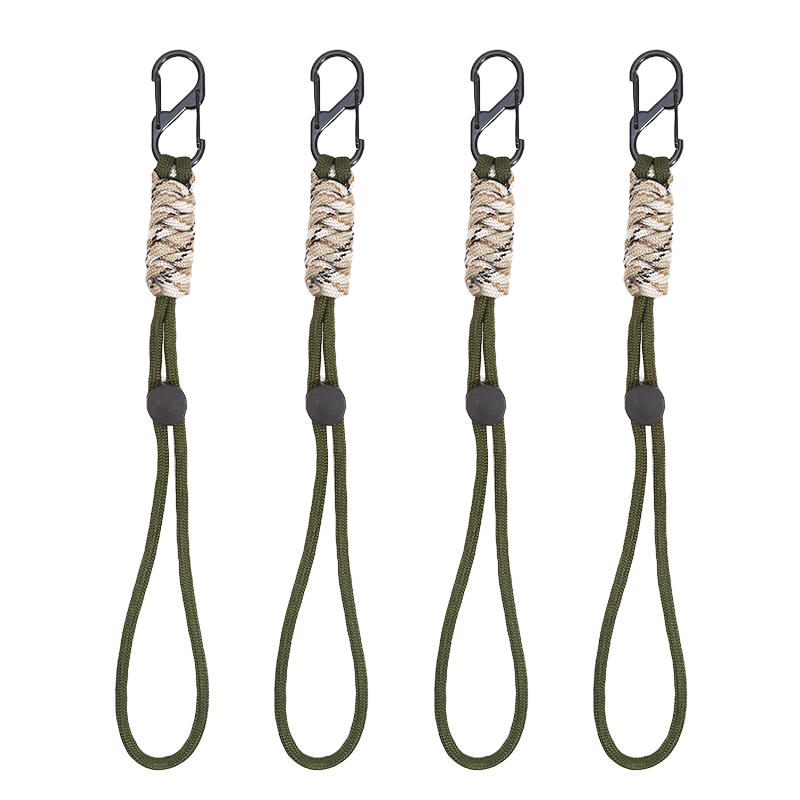 4 шт. Креативный простой цветной плетеный шнурок Брелок против потери Аксессуары для подвешивания на рюкзак Брелок для автомобиля Подвесной шнурок