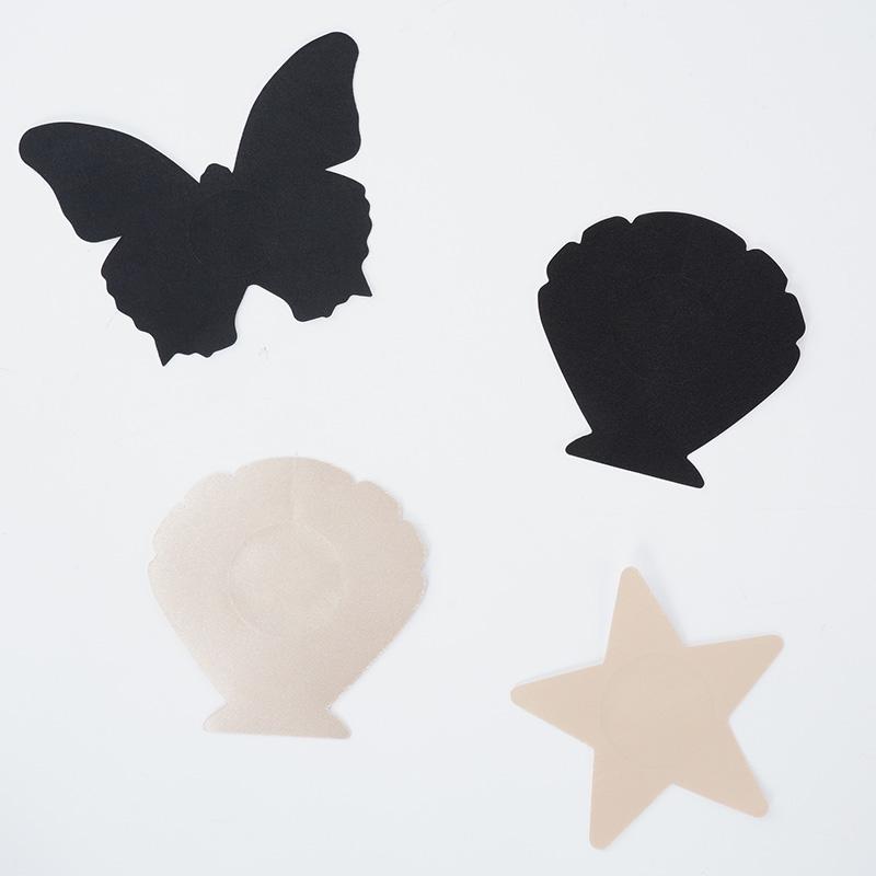 20 шт. невидимые наклейки, накладки на соски, невидимый бюстгальтер, женские интимные аксессуары, летние щитки для груди, женские лепестки груди