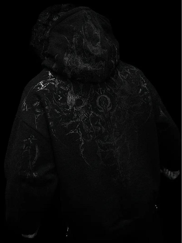 Breathedivinity Мужская толстовка-куртка большого размера с принтом Осень