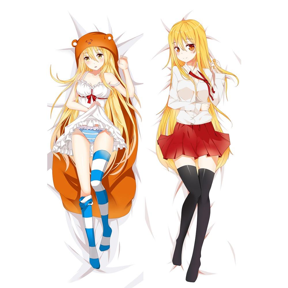 60x180см Аниме Дакимакура Химото! Umaru-chan Doma Umaru Косплей Наволочка обнимающая подушка для тела Постельное белье Декор