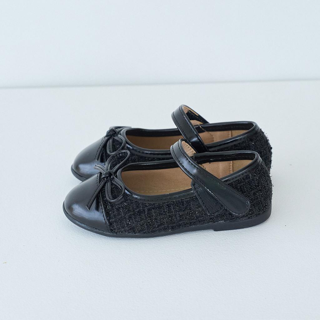 [BABYZZAM] Girls' Ballerina Flats Black, Y952, 7000030120, Popular Korean Shoes