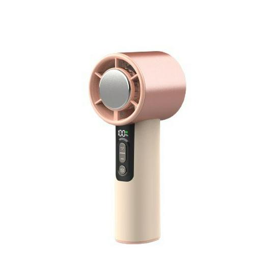 Portable Handheld Mini Fan with Ice Pack, Long Battery, Silent Operation, and Rechargeable for Outdoor Use