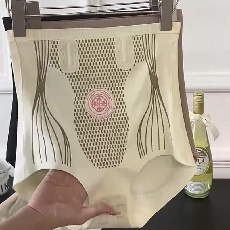 Женские трусики-корсет из ледяного шелка с высокой талией для подтяжки бедер, бесшовное корректирующее белье, пояс для живота, подтяжка ягодиц, утягивающие трусики для талии