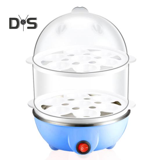 Автоматическая яйцеварка, яйцеварка большой емкости, одно-/двухслойная, 350 Вт, многофункциональная машина для приготовления вареных яиц на пару с заварным кремом