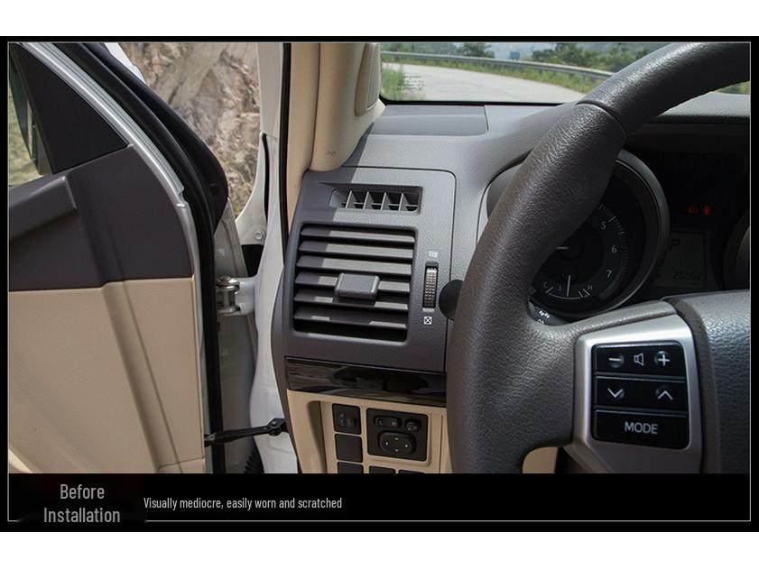 Toyota Prado 2010-2023 Front Air Vent Frame Center Console Trim
