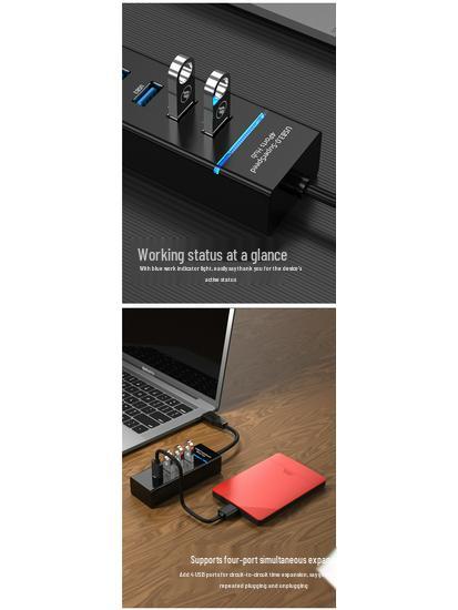Многофункциональный настольный и ноутбучный USB 3.0 хаб с блоком питания