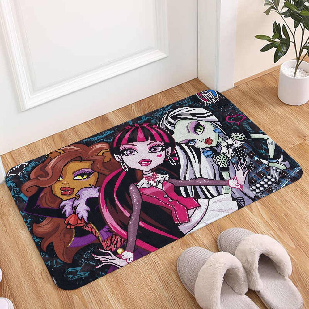 Anime-E-MonsterS Floor Mats Home Laundry Rug Carpet For Living Room Decor Lounge Area Anti-slip Foot Mat Entrance Doormat
