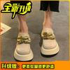 Baotou Half Slippers Women's Spring and Summer Outer Wear 2025 New Fashionable Versatile Thick Bottom Ins Trendy Cool Feet Small Slippers