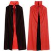 MORYTRADE Cape Cosplay Black Red Halloween Party Costume Dracula Gothic 90cm with Collar