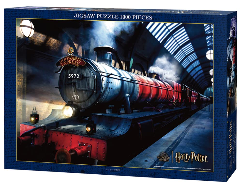 Tenyo в 500 элементах Flash Magic Jigsaw Puzzle Harry Potter Hogwarts Express В комплект входят клей и шпатель Включает сервисную карту Фотосъемка со вспышкой