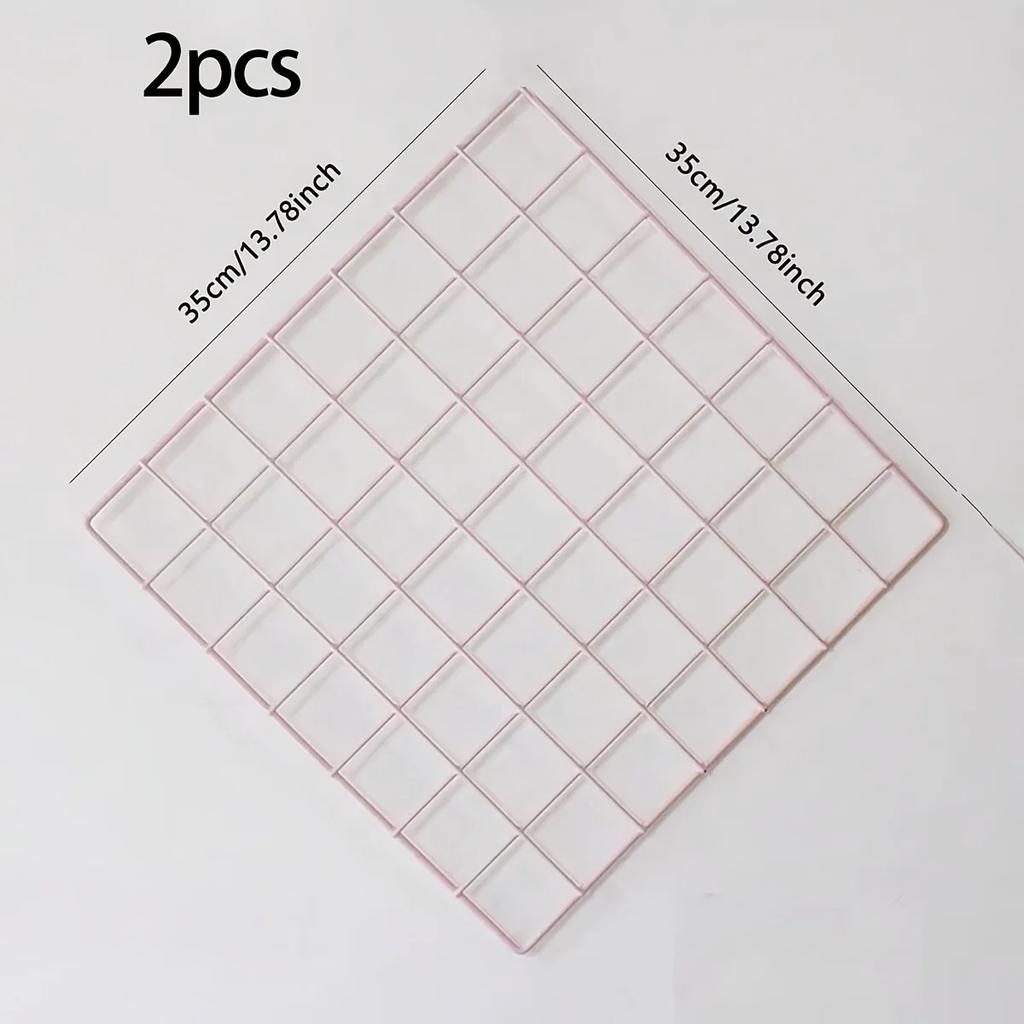 Grid Photo Wall Accessories Hanging Basket Wrought Iron Wall Decoration Creative Wall Decorations Hanging Decoration Wall Indoor