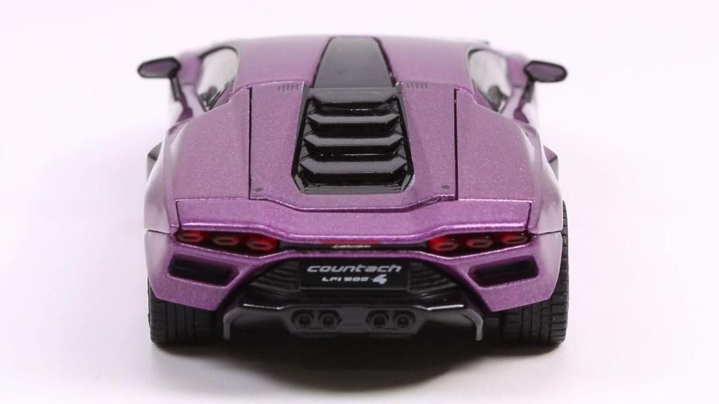 TYS Mart Limited Hing Lamborghini Countach LPI Готовая модель (Подвесные игрушки) 1/64 800-4 (Виола 30-я) HS003-05