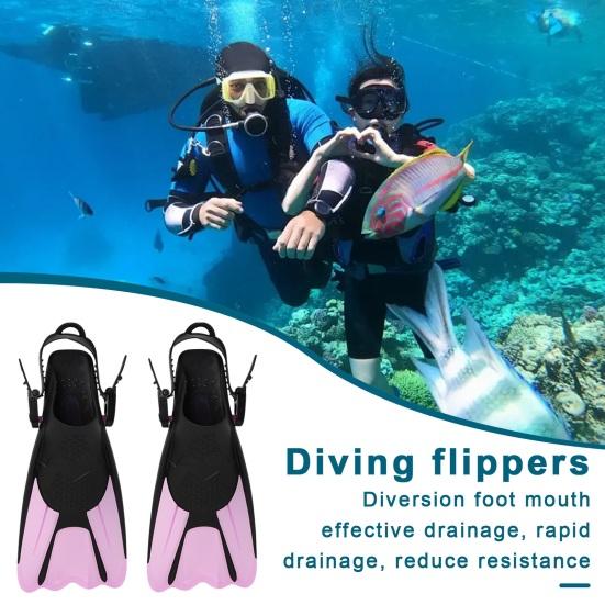 1 пара силиконовых ласт для купальника для взрослых унисекс, ласты для свободного дайвинга, тренировочные ласты для плавания, профессиональные ласты для подводного плавания, прочность ног, ласты для плавания