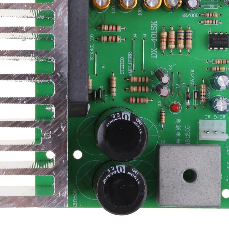 2.0-канальный AC Dual 24V-28V STK401 Толстопленочная серия Усилитель мощности Плата 140 Вт + 140 Вт Стерео