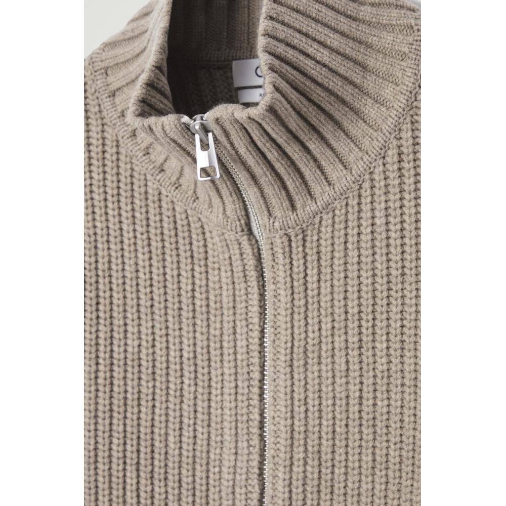 COS Японский шерстяной жакет с воротником-стойкой