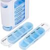 7 Day Weekly Daily Large Pill Box Medicine Organizer Storage Dispenser Flowe