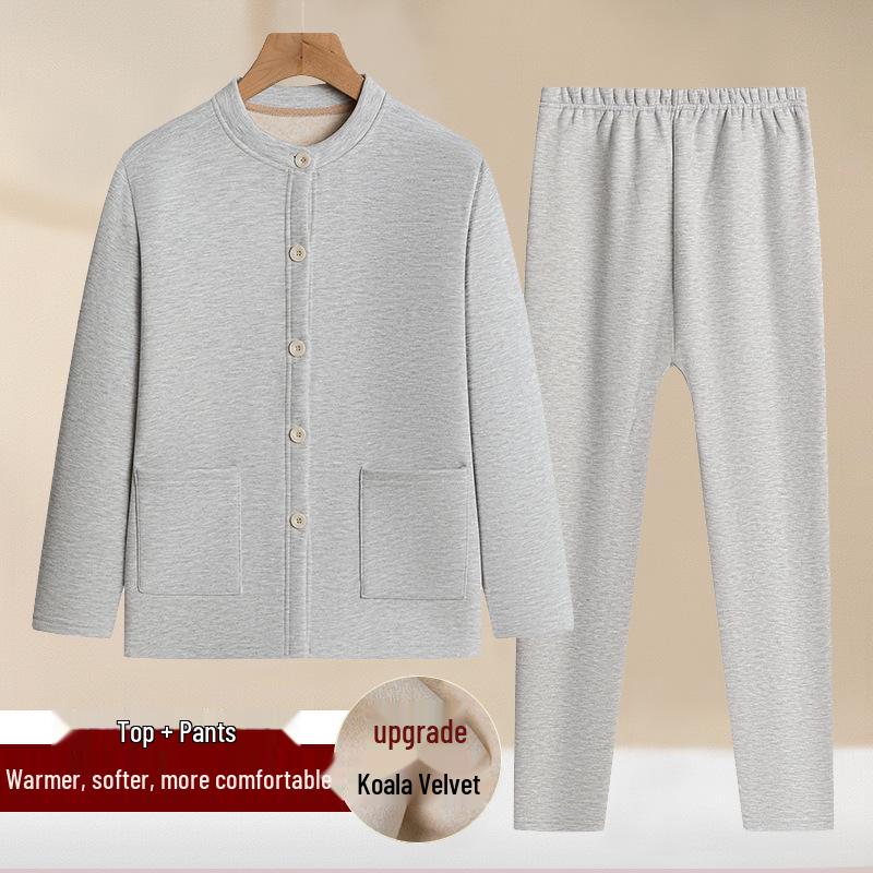 Утепленный женский осенне-зимний комплект одежды на флисе для женщин среднего и пожилого возраста