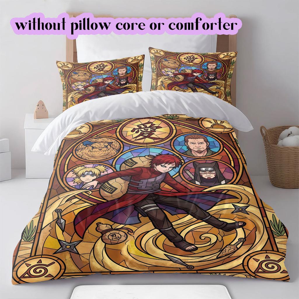 Naruto anime Soft and Comfortable Duvet Cover, Children's Bedding Set Gift, Extra Large Size, Various Sizes Available