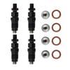 4 шт. TD27 топливные форсунки 16600-43G23 подходит для N1ISSAN NAVARA TD27 D21 2.7L дизель