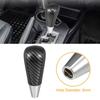 Carbon Fiber Look PU Leather Car Automatic Gear Shift Knob Fit for Toyota Camry/ Corolla/ 4Runner