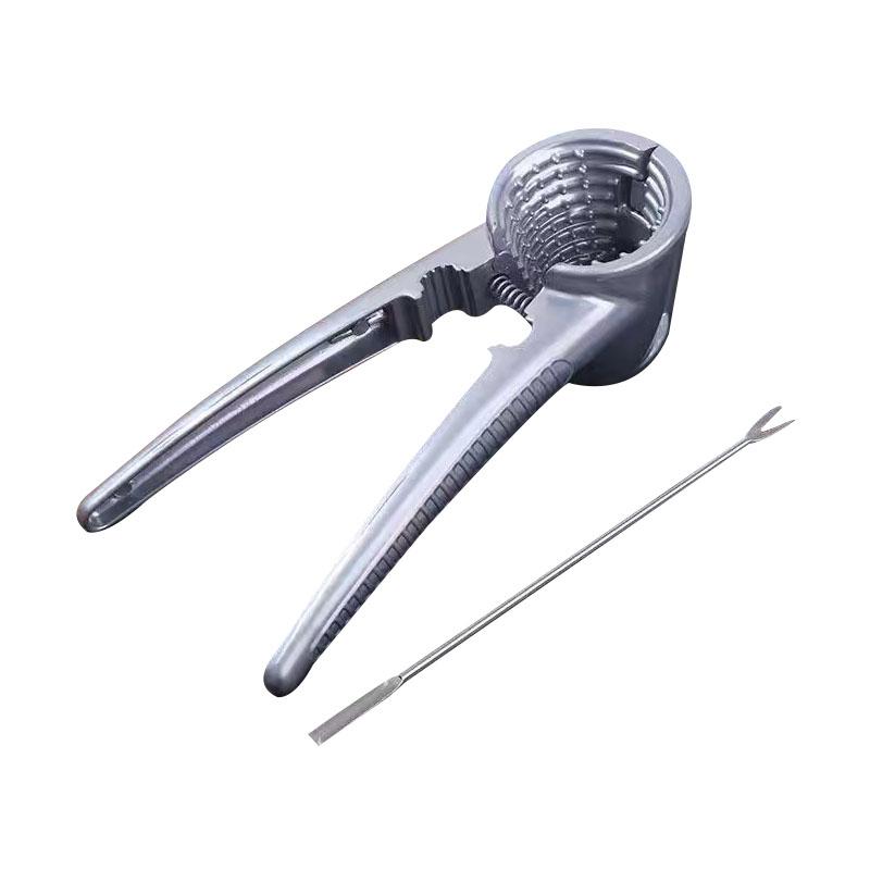 Многофункциональный металлический щип для грецких орехов, многофункциональный бытовой орехокол, инструмент для очистки скорлупы для фундука, каштанов, кухонный аксессуар