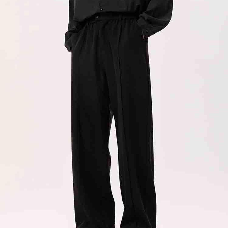 Мужские брюки с широкими штанинами в японском стиле - Повседневные и модные для весны и осени