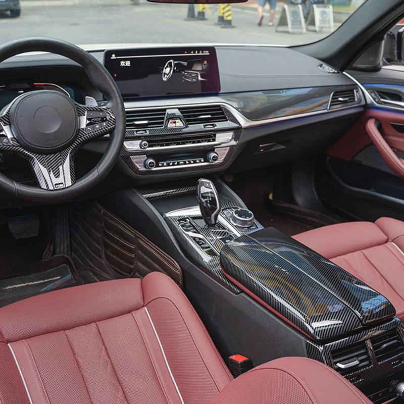 Для BMW 5 серии 6GT G32 G30 18-22 ABS центральная панель переключения передач, декоративная крышка, панель рычага переключения передач, накладка, салон автомобиля