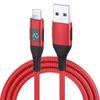 3m USB to Lightning Cable Digital Display 2.4A Nylon Braided Phone Fast Charging Cord