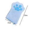 Быстросохнущие перчатки для купания собак, перчатки для ухода за питомцами, многоцветные, мягкие, впитывающие, с принтом лап для собак, кошек, все необходимое для купания и сушки