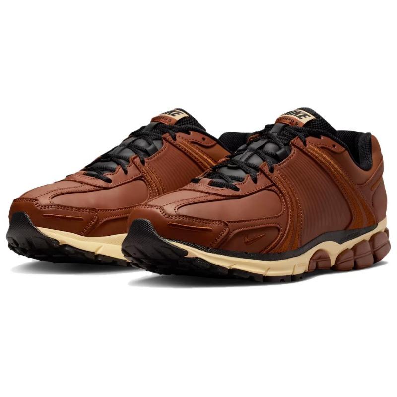 Nike Zoom Vomero 5 QS Унисекс Кожаные Беговые Кроссовки Коричневые IO4555-200