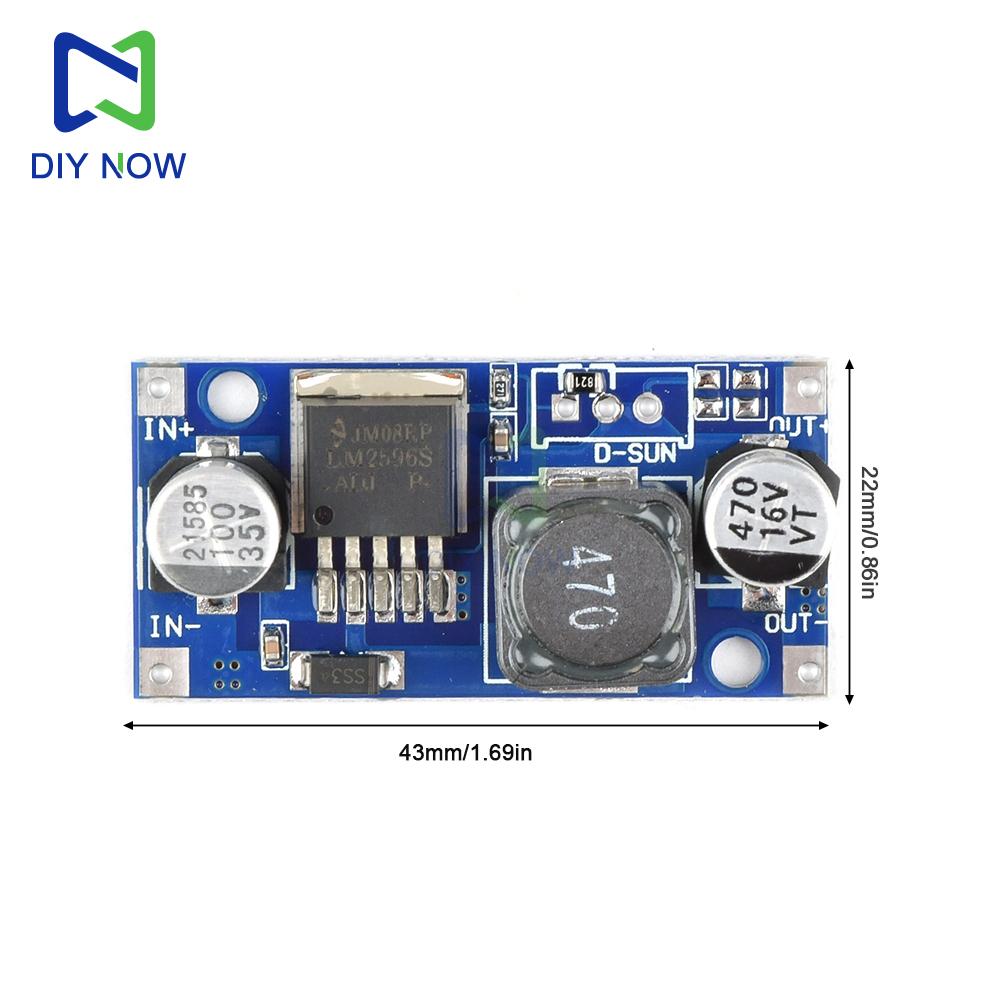 LM2596S DC-DC Понижающий модуль питания Регулятор напряжения 3А фиксированный 5В 3.3В 12В выход Понижающий модуль