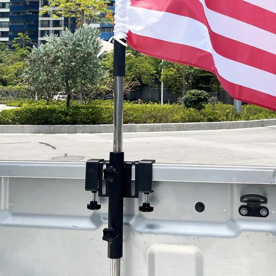 Кронштейн для крепления флагштока на грузовике, не требующий сверления, диаметр до 1,2 дюйма