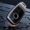 Титановый серый для Mercedes Benz E C S GLC класса E200 E400 E63 W213 S550 S560 C260 Умный пульт чехол для ключа автомобиля Аксессуары