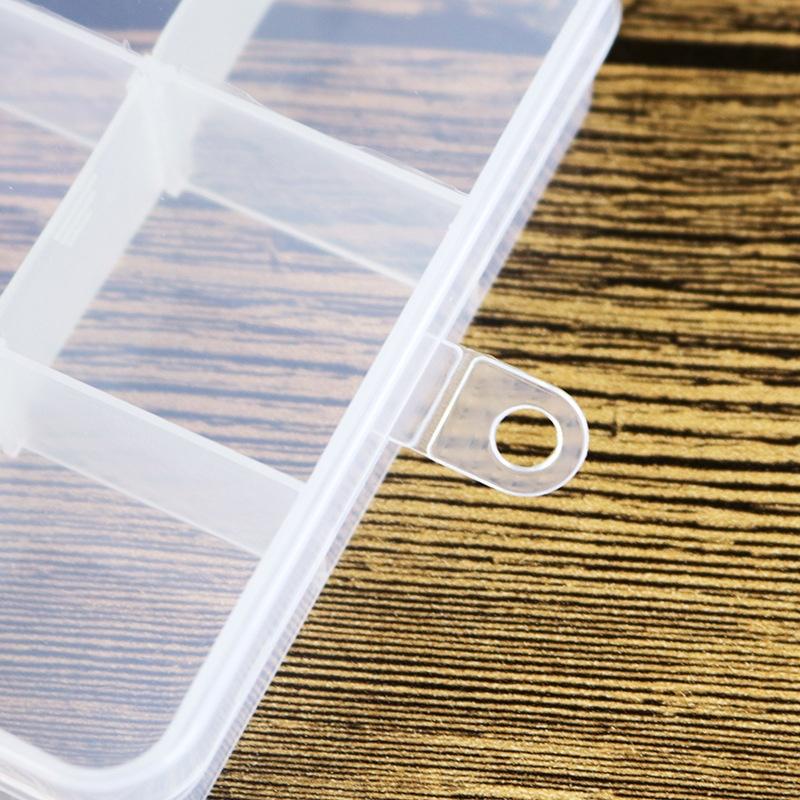 Hot Compartments Fishing Fish Hook Bait Lure Box Tackle Jewelry Nail Art Tip Storage Container Case