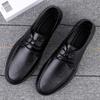 Fashion Lace-Up Men's Comfortable Business Shoes High Quality Classic Men Shoes Wedding 2024 Genuine Leather Fashion Men Casual Shoes