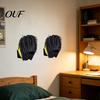 Baseball Equipment Organizer Glove Display Stand, Wall Mount Space Saving Hanger, Durable Stainless Bedroom Sports Decoration Steel Storage