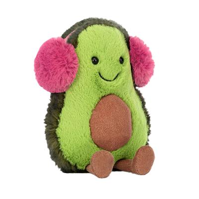 Jellycat Серия 'Забавная еда' Игровой Авокадо Милая Кукла Плюшевая Кукла Высотой 17 см