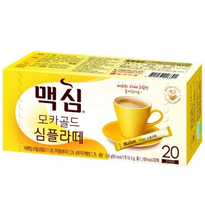 Maxim Mocha Gold Simple Latte 20 стиков 210г/Корейский кофейный микс