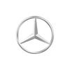 Car Sticker For Mercedes Benz 3D ABS silver/Black 9cm 90mm car rear Tail Trunk emblem badge sticker Decals For Mercedes Benz W11