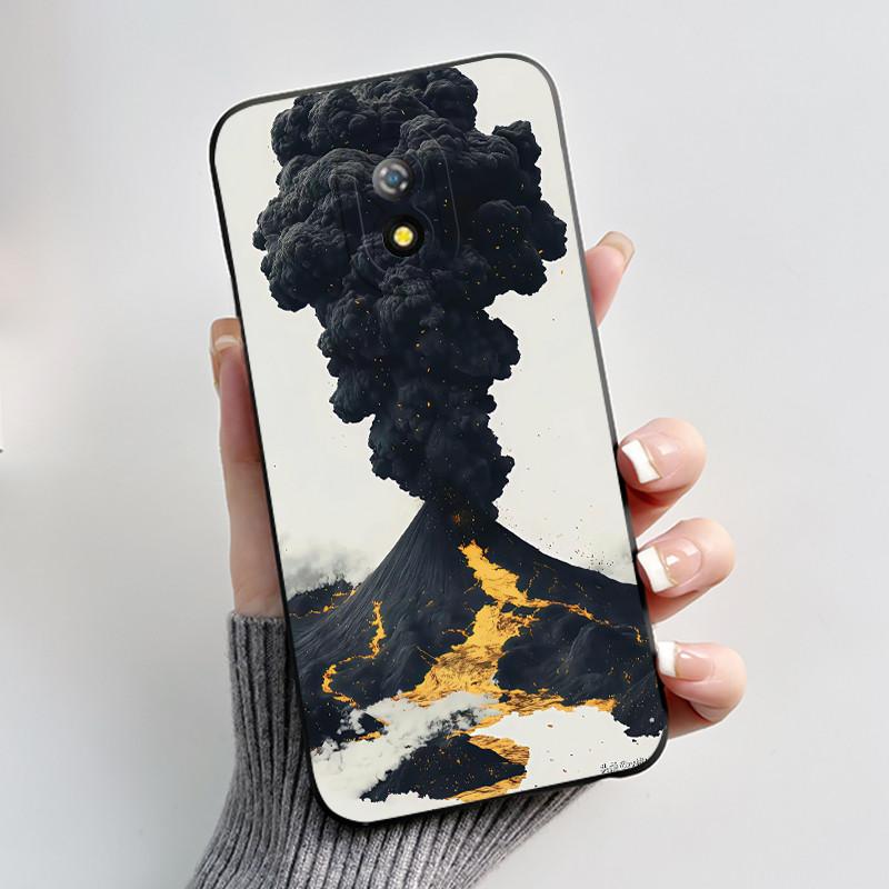 Case For Itel A16/A16 Plus/A23/Itel Alpha Lite Anime Style Bumper Soft Silicone Jelly Black Case Trendy Painted Shockproof Cover