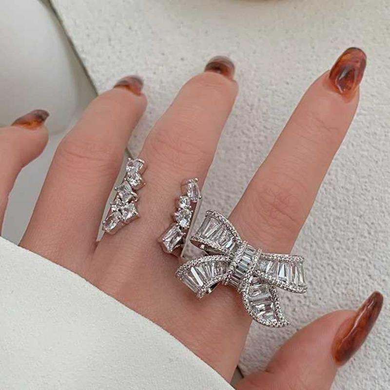 Sace Gems Классическое кольцо из медного сплава с цирконом, женские ювелирные изделия, свадебный подарок для вечеринки