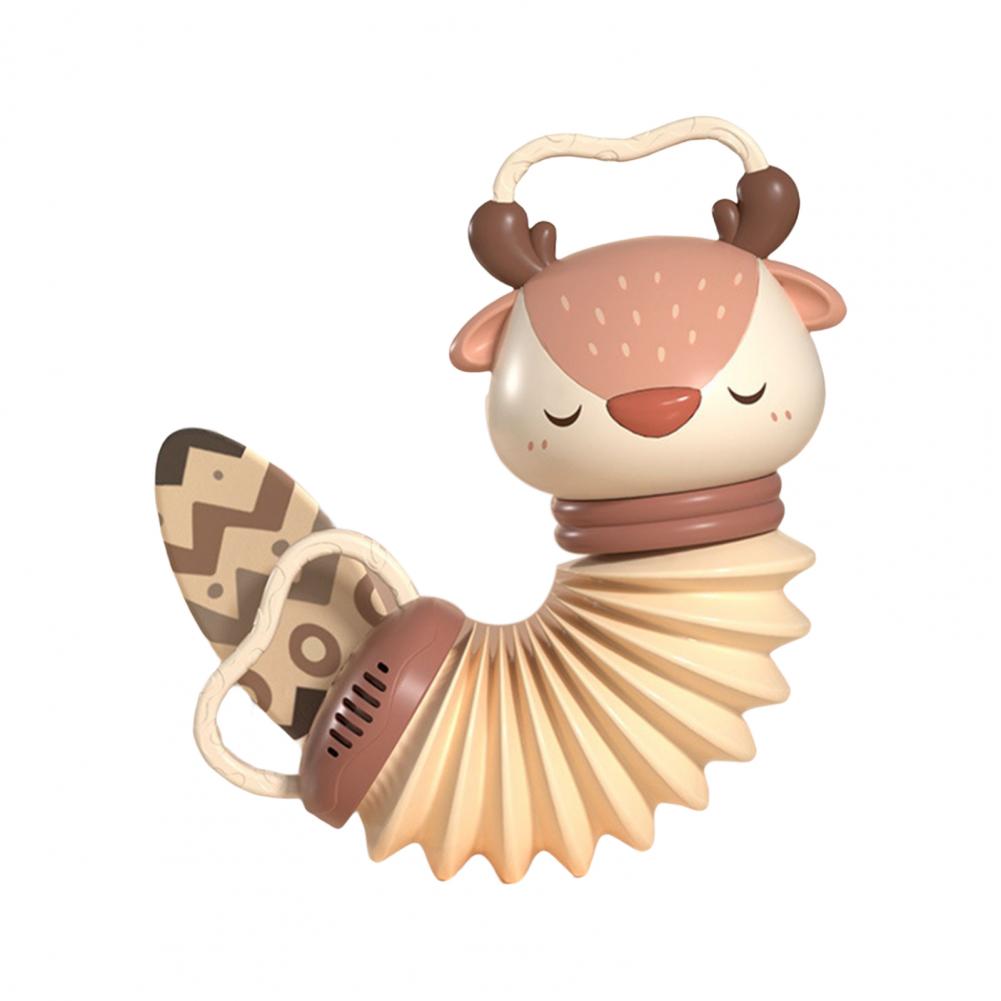 Cartoon Deer Accordion Baby Music Toys Early Education Instrument Electronic Vocal Toy Kids Educational Soothe Toy Children Gift