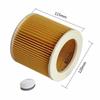 For Karcher Vacuum Cleaners Parts Cartridge HEPA Filter WD2250 WD3.200 MV2 MV3 WD3 Karcher Filter Parts Air Dust Filters