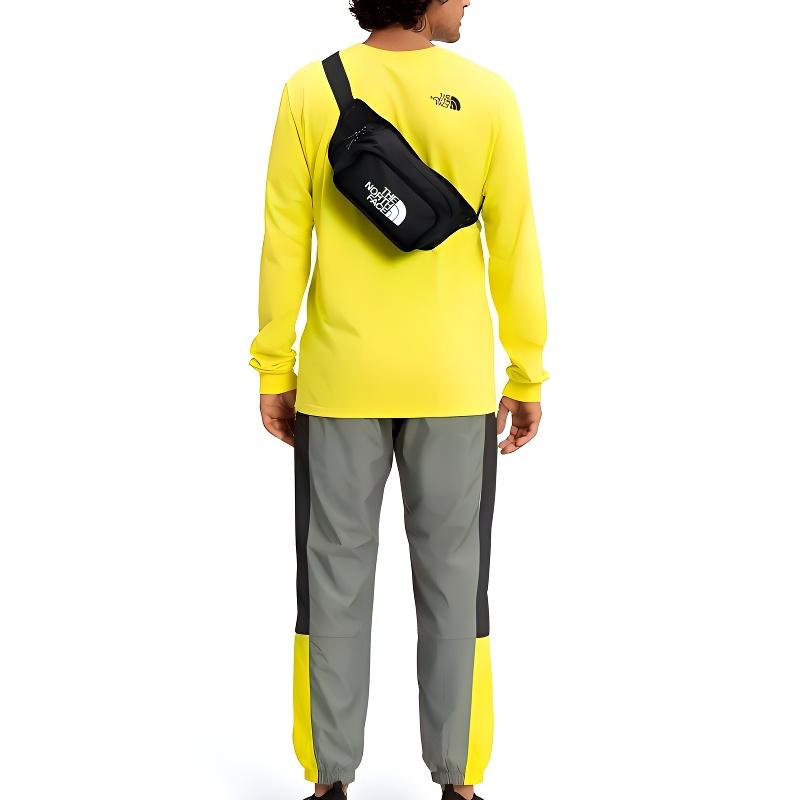 The North Face 4л Портативная Легкая Сумка на Грудь Поясная Сумка Уличная Сумка Унисекс Сумки Черная NF0A3KZXKY4-OS