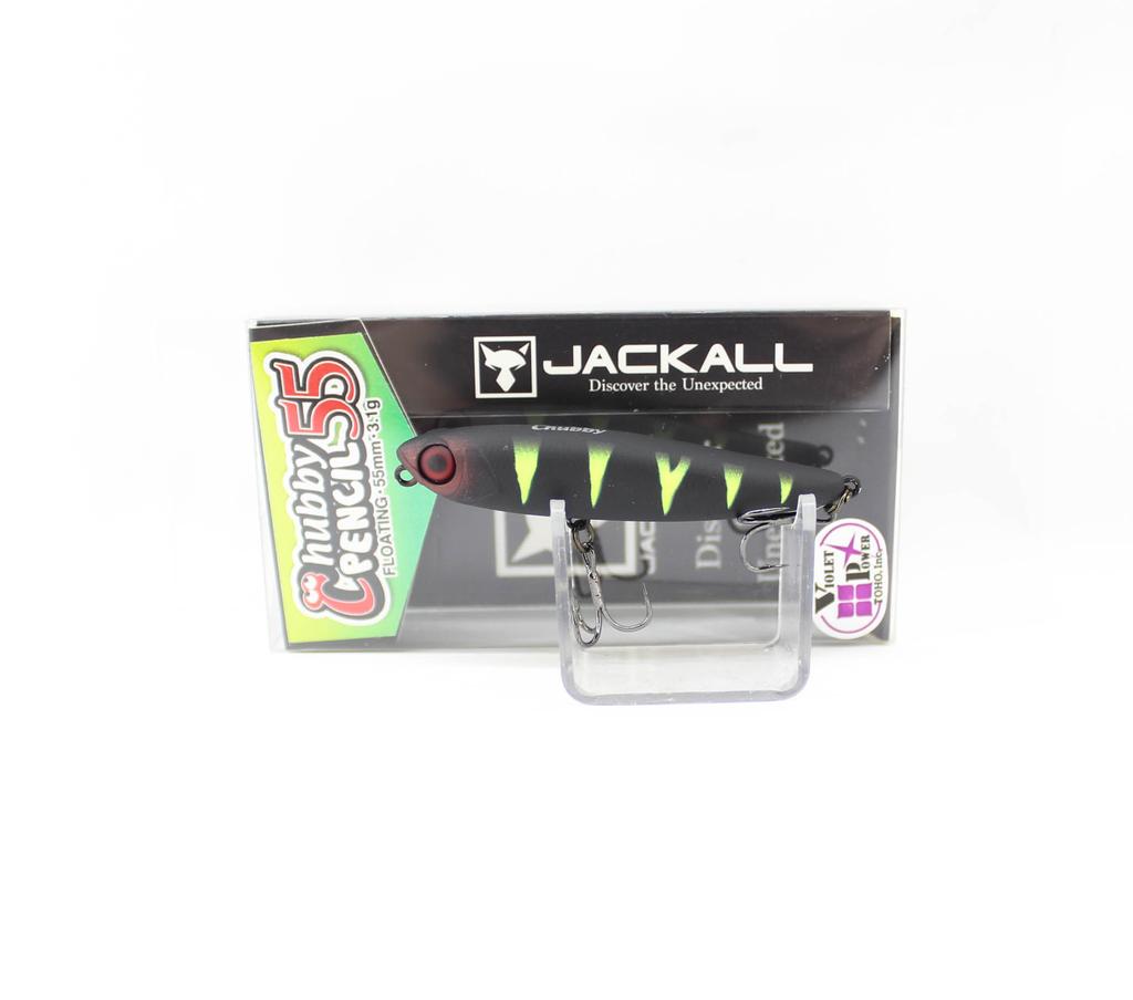 Jackall Chubby Pencil 55 Плавающая приманка УФ-мат Черный окунь (3198)