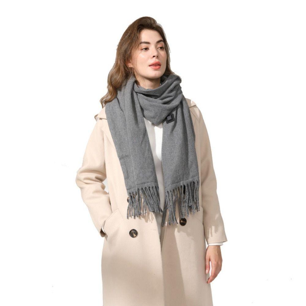 Rechargeable Warm Shawl USB Charging Electric Winter Warmer Fashion Electric Heated Scarf