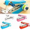 Portable  Sewing Machine Mini Sewing Machine Household Simple Needlework Manual Crop Repair Clothes Fabric Hand Sewing Machine
