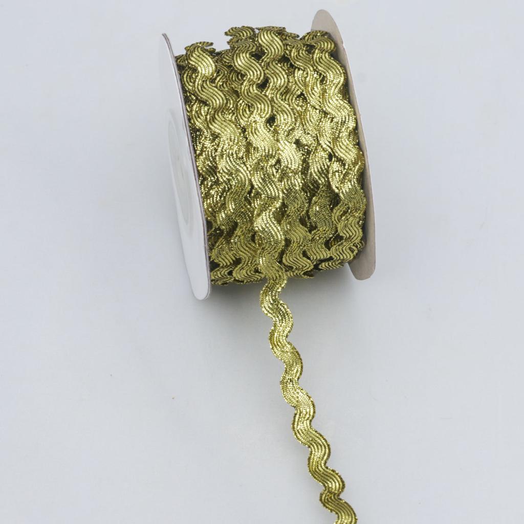 Сделай сам романтическая 5 мм цветная золотая и серебряная волнистая изогнутая лента S-образный край волнистая лента в форме полумесяца ручная работа своими руками бижутерия кружевная лента