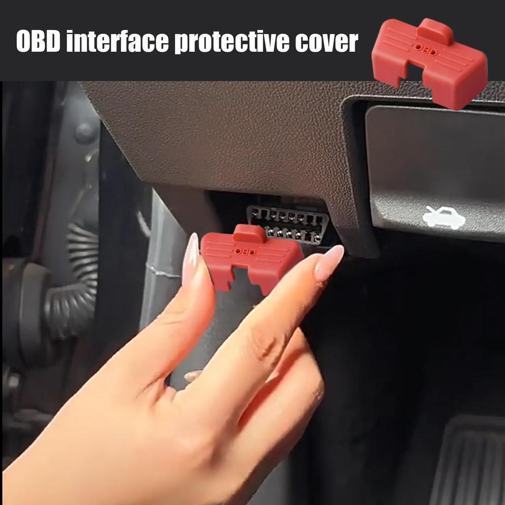 Силиконовая заглушка порта OBD для автомобиля, водонепроницаемая, защита диагностического разъема, для ежедневной езды, приключений, защиты при мойке автомобиля