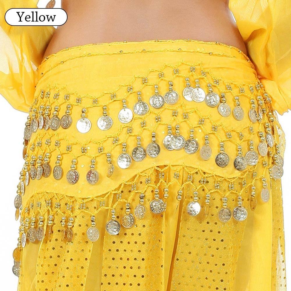 Сексуальные костюмы для шоу, блестки, шарф на бедра, поясная цепочка, юбка для танцовщицы, пояс для танца живота